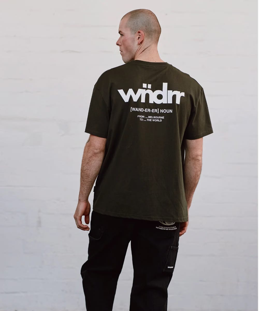 WNDRR Benny Box Fit Tee (Black)