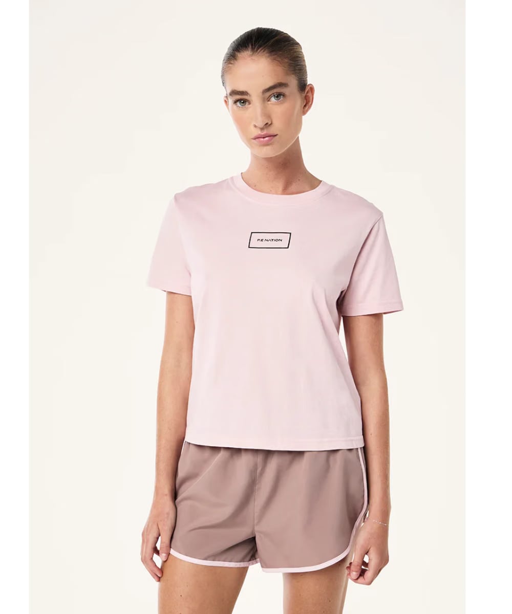 P.E Nation Kite Tee (Washed Chalk Pink)
