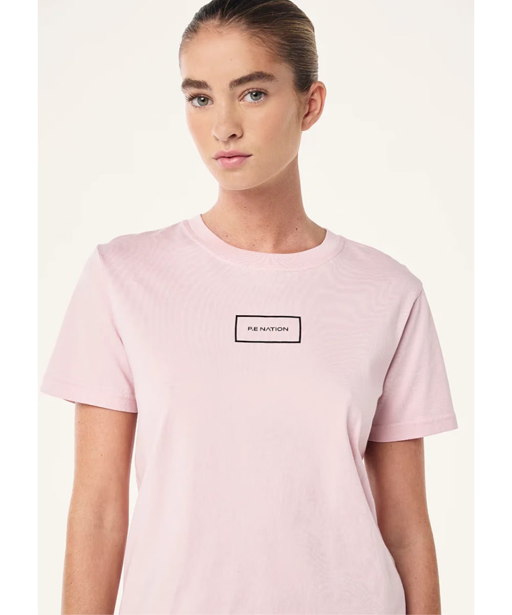 P.E Nation Kite Tee (Washed Chalk Pink)