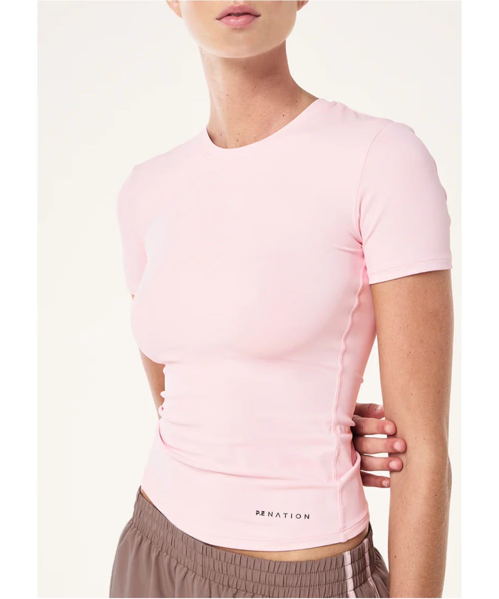 P.E Nation Foundation SS Tee (Chalk Pink)