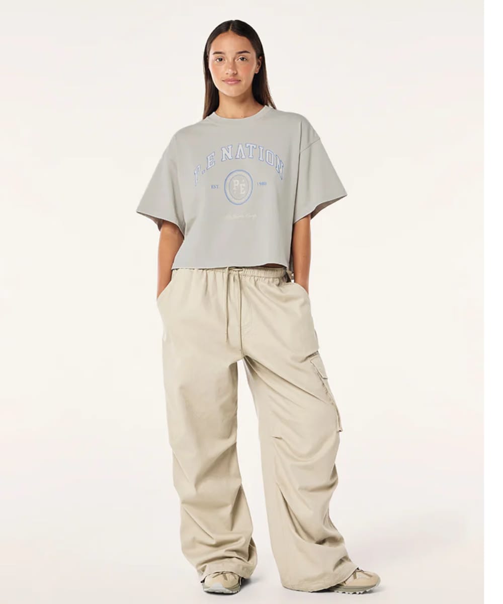 P.E Nation Way Back Tee (Washed Moonstruck)