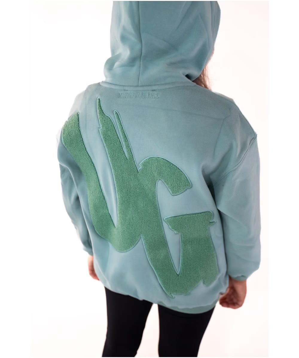 UNDRGROUND Kids “Moving In Silence” Hoodie (Steel Blue)