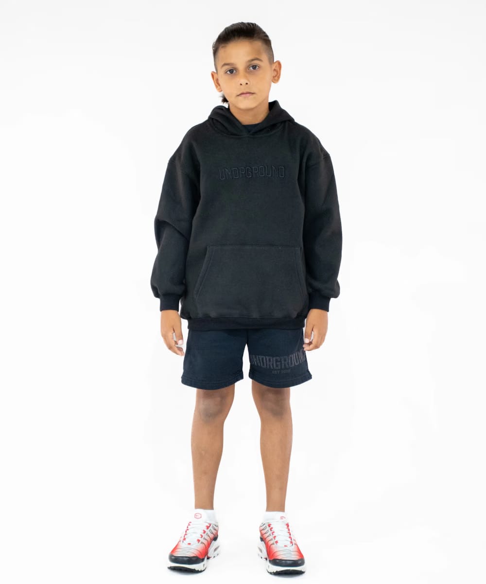UNDRGROUND Kids “Moving In Silence” Hoodie (Black)
