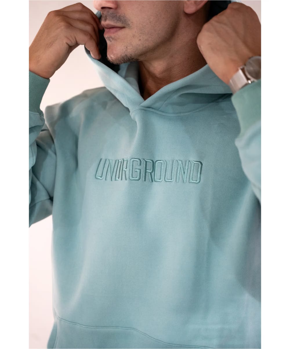 UNDRGROUND “Moving In Silence” Hoodie (Steel Blue)