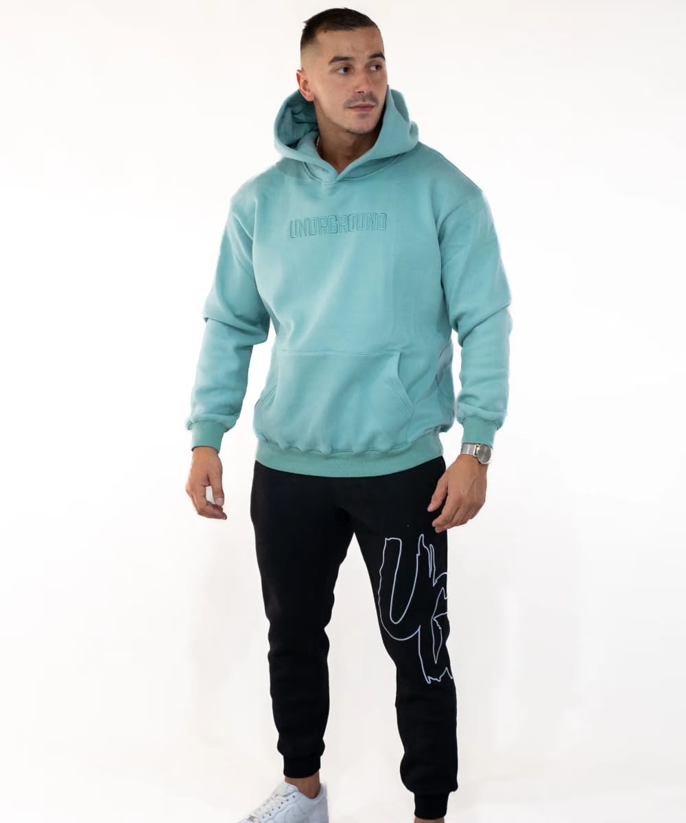 UNDRGROUND “Moving In Silence” Hoodie (Steel Blue)