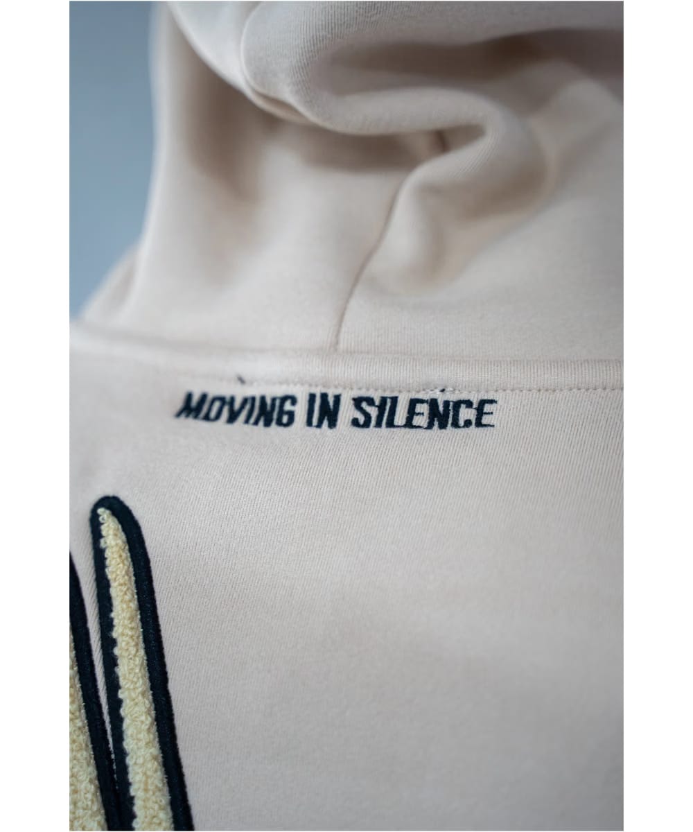 UNDRGROUND “Moving In Silence” Hoodie (Tan/Black)