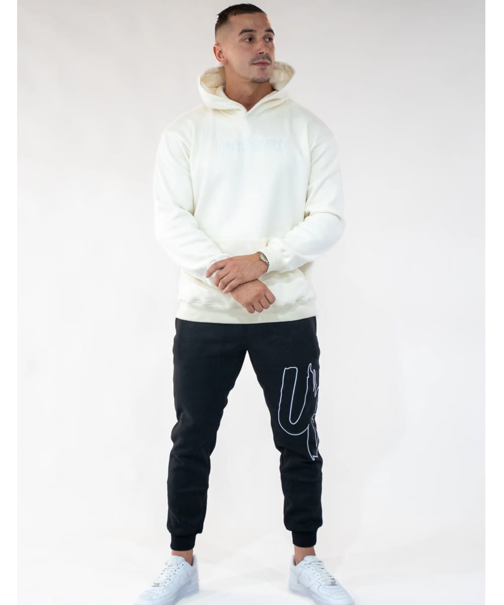 UNDRGROUND “Moving In Silence” Hoodie (Cream/Off White)