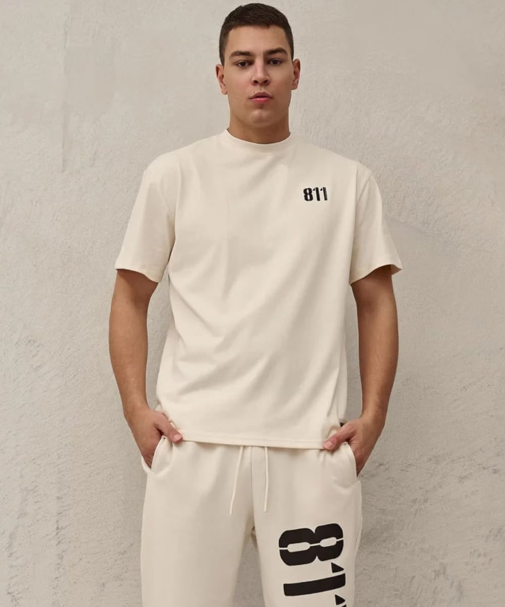 811 Originals Unisex King St Tee (Beige)
