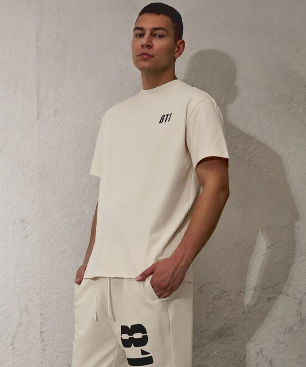 811 Originals Unisex King St Tee (Beige)