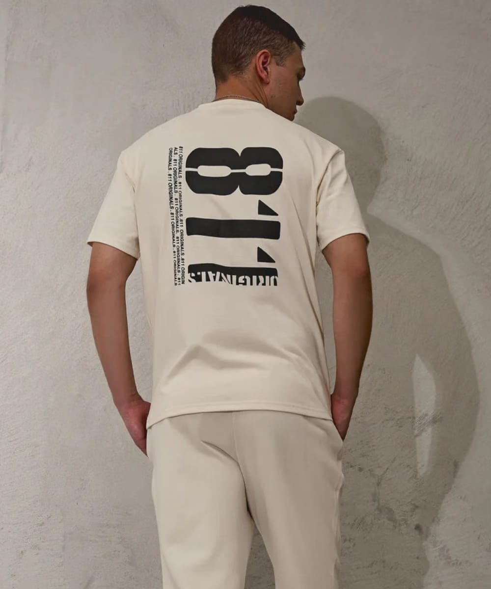 811 Originals Unisex King St Tee (Beige)