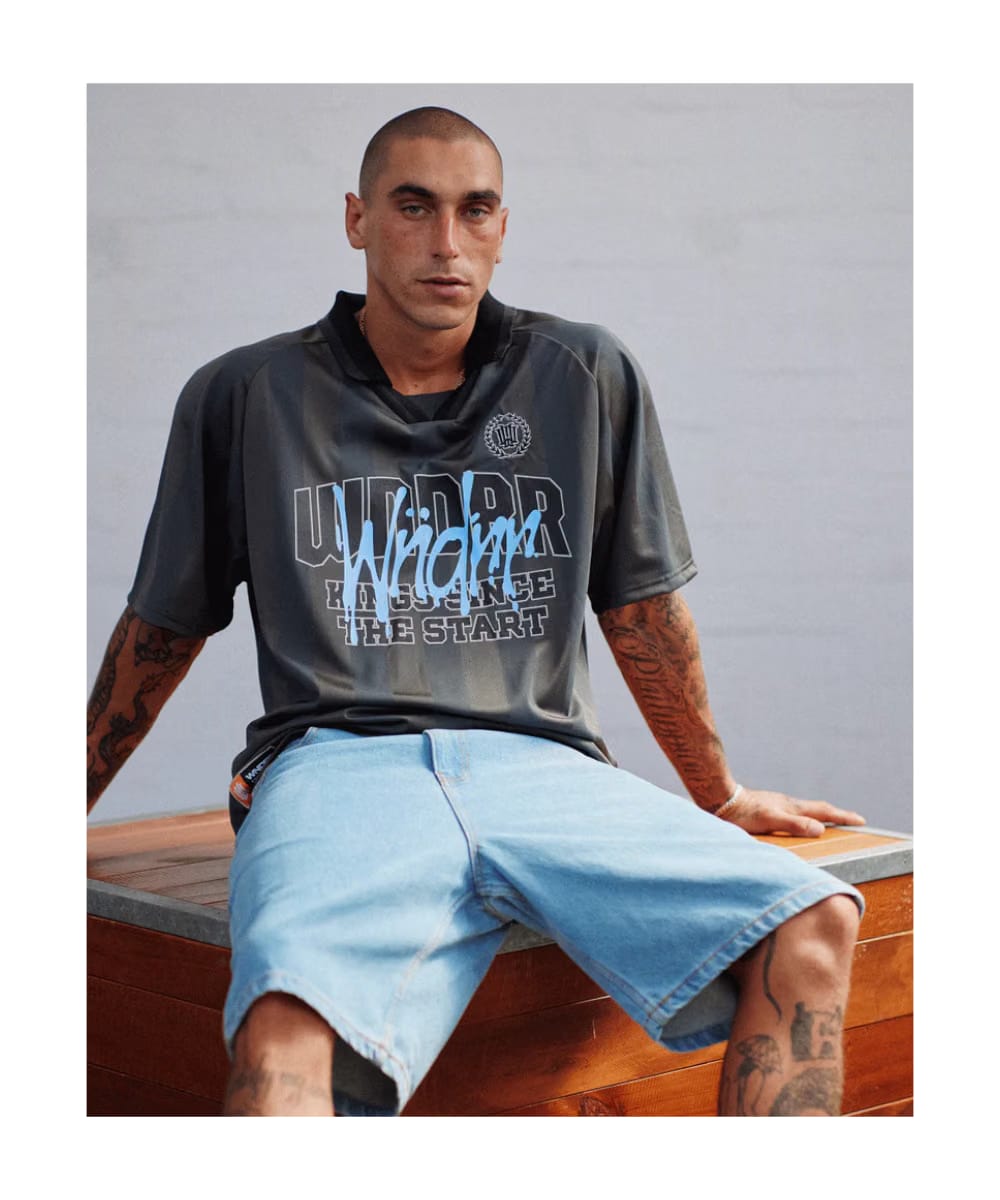 WNDRR Top Tier Football Jersey (Grey)
