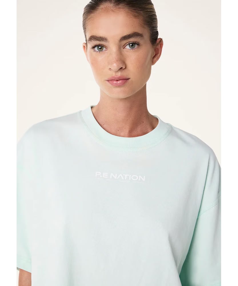 P.E Nation Namedrop Oversized Tee (Hint of Mint)