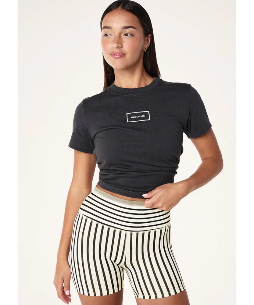 P.E Nation Kite Tee (Washed Black)