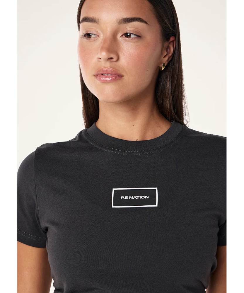 P.E Nation Kite Tee (Washed Black)