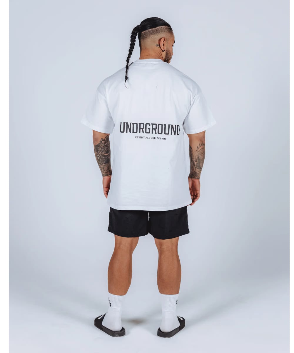 UNDRGROUND Summer Swim Shorts (Black/White)