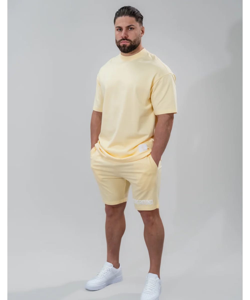 UNDRGROUND Relaxed Fit Shorts (Mellow Yellow)