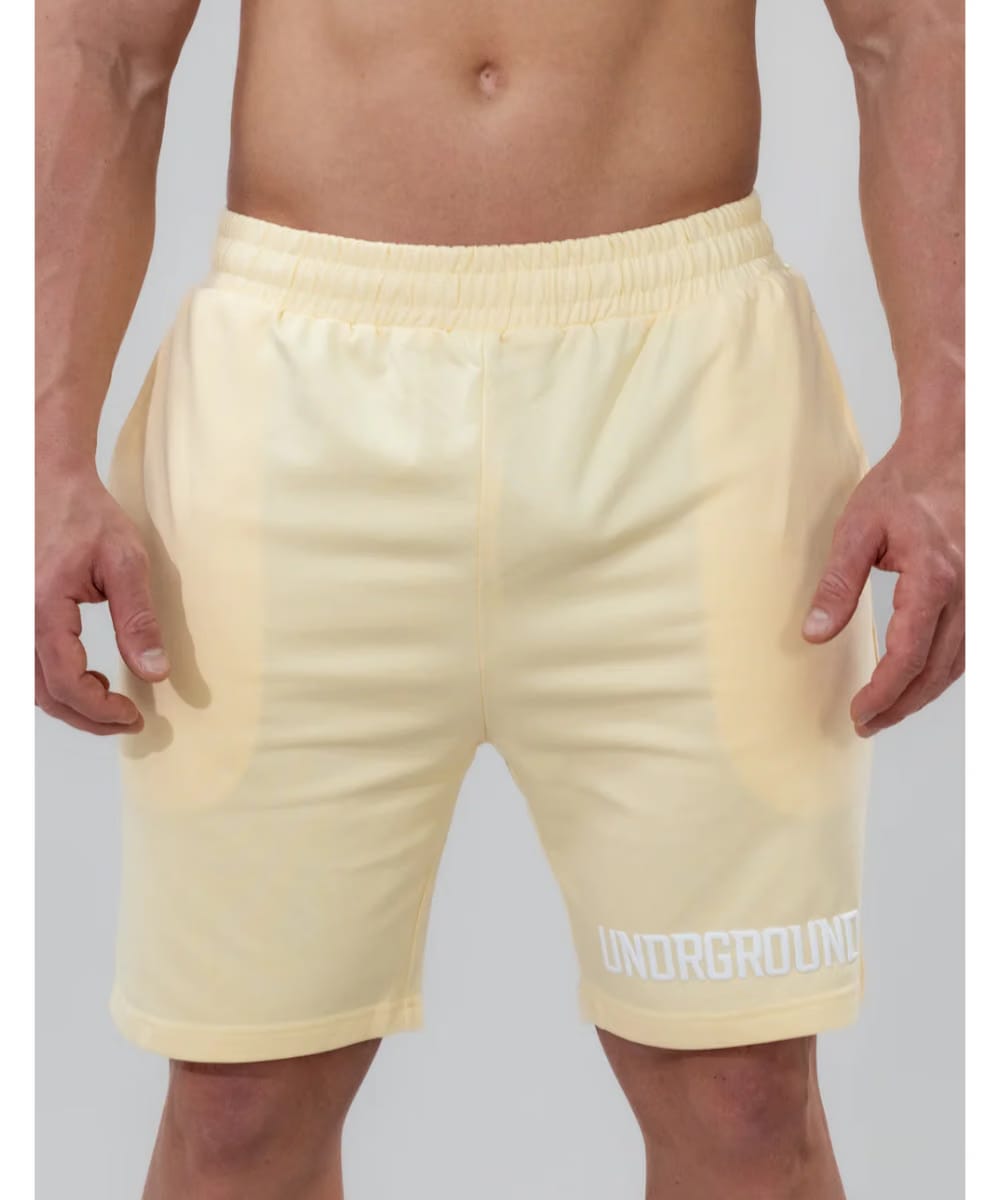 UNDRGROUND Relaxed Fit Shorts (Mellow Yellow)