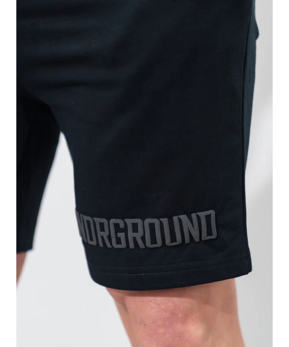 UNDRGROUND Relaxed Fit Shorts (Jet Black)