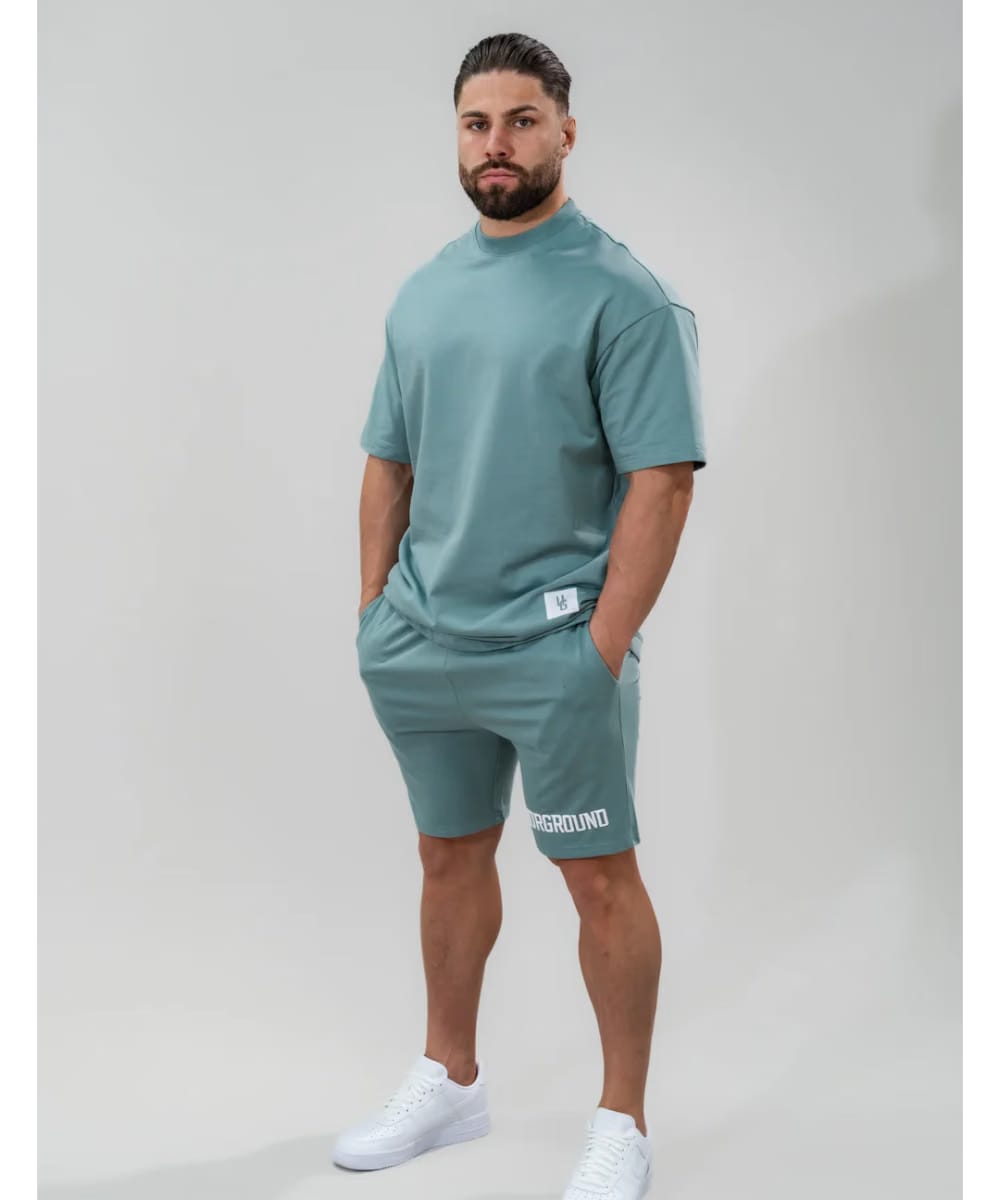 UNDRGROUND Relaxed Fit Shorts (Slate Blue)