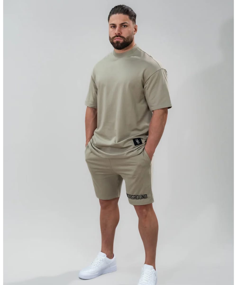 UNDRGROUND Relaxed Fit Shorts (Combat Khaki)