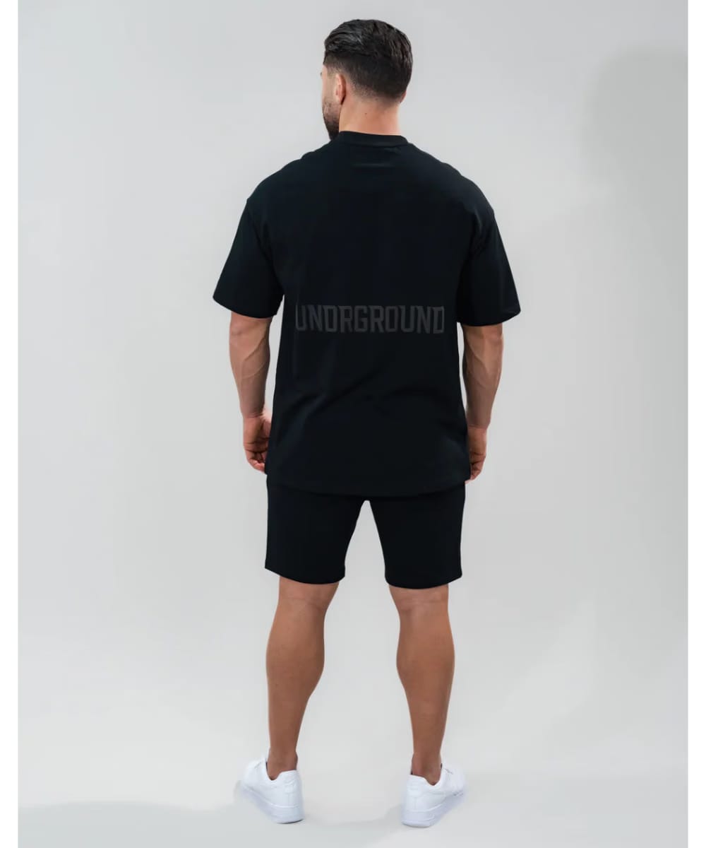 UNDRGROUND Relaxed Fit Tee (Jet Black)