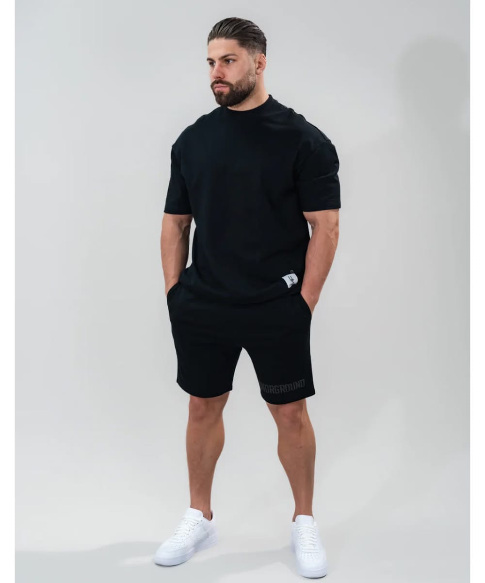 UNDRGROUND Relaxed Fit Tee (Jet Black)