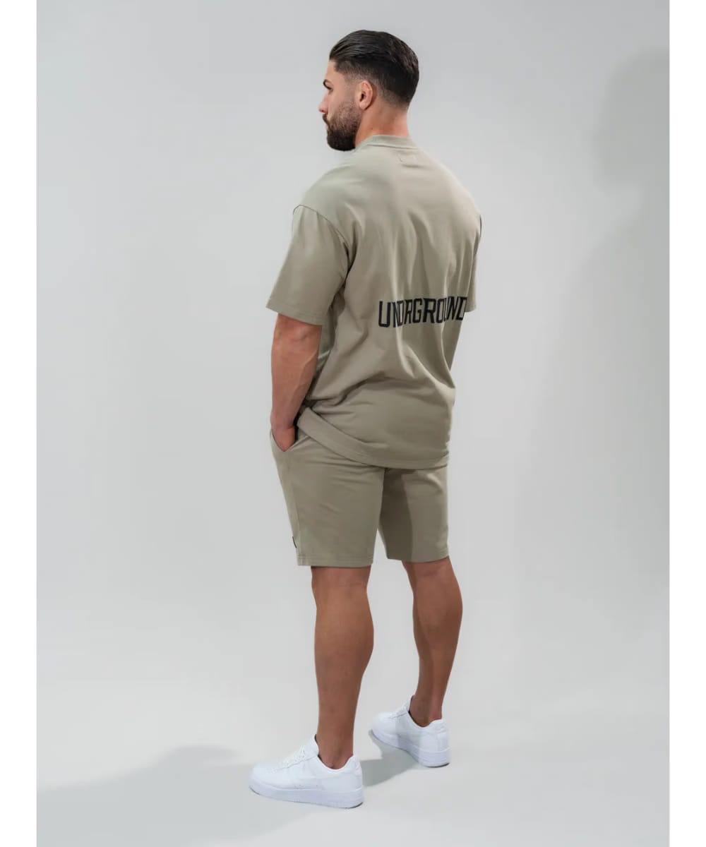 UNDRGROUND Relaxed Fit Tee (Khaki)
