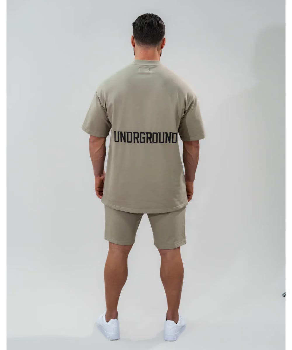 UNDRGROUND Relaxed Fit Tee (Khaki)