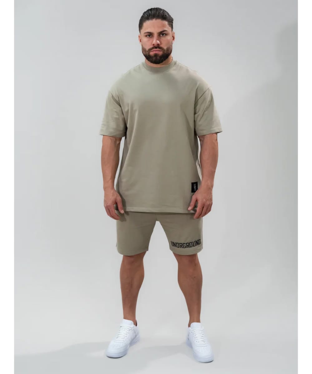 UNDRGROUND Relaxed Fit Tee (Khaki)