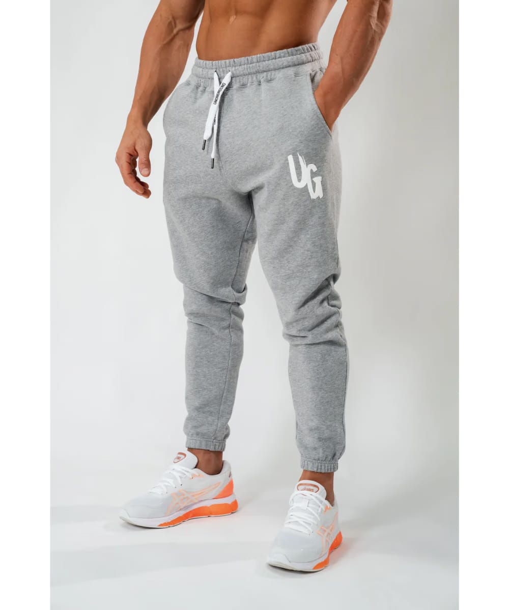 UNDRGROUND Puff Print Joggers (Grey)