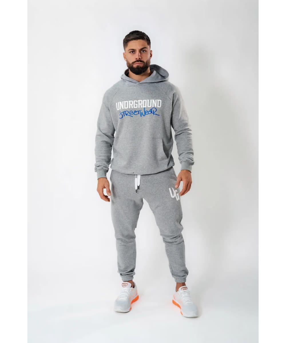 UNDRGROUND Puff Print Joggers (Grey)