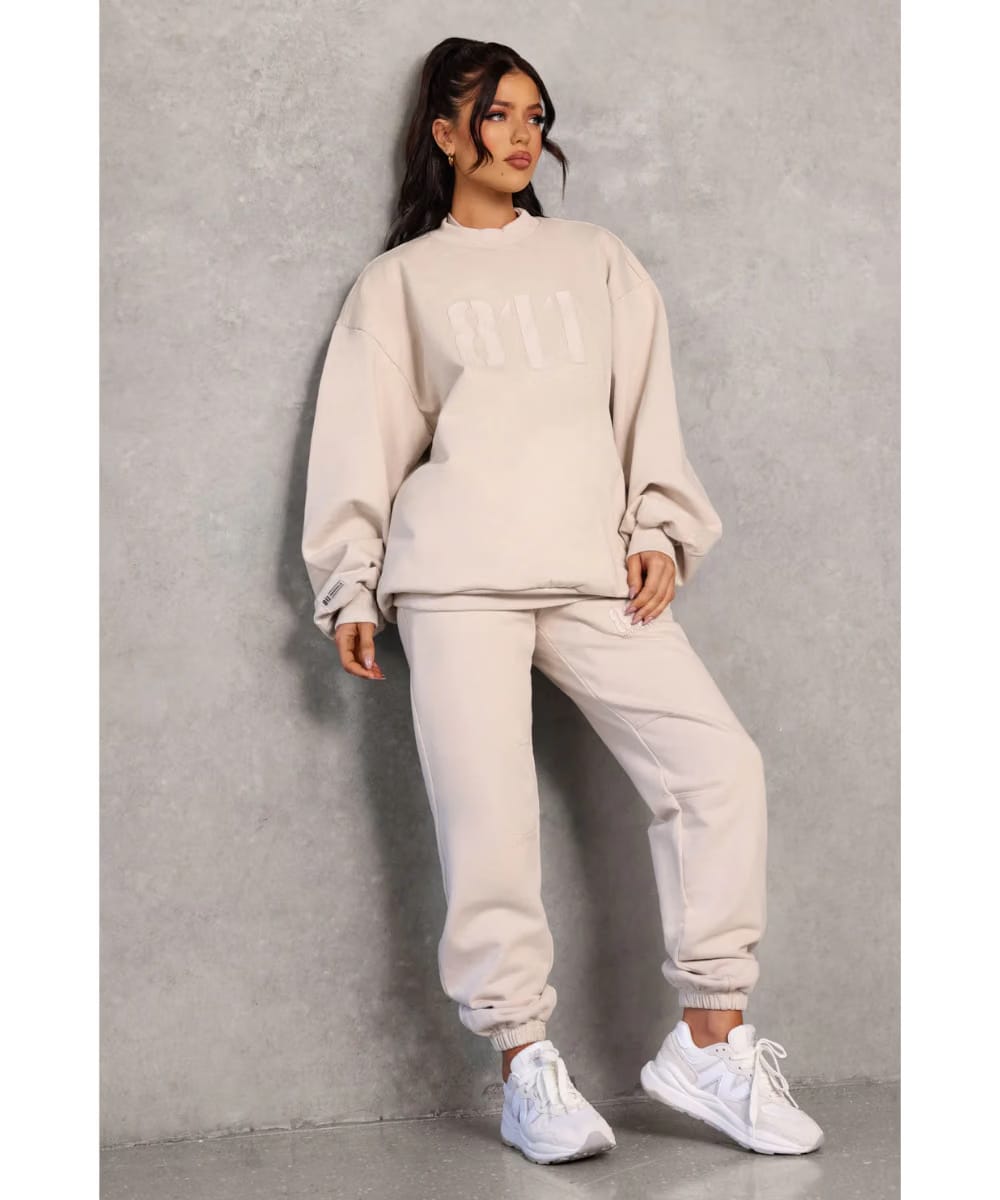 811 Originals Unisex Signature Logo Pants (Beige)
