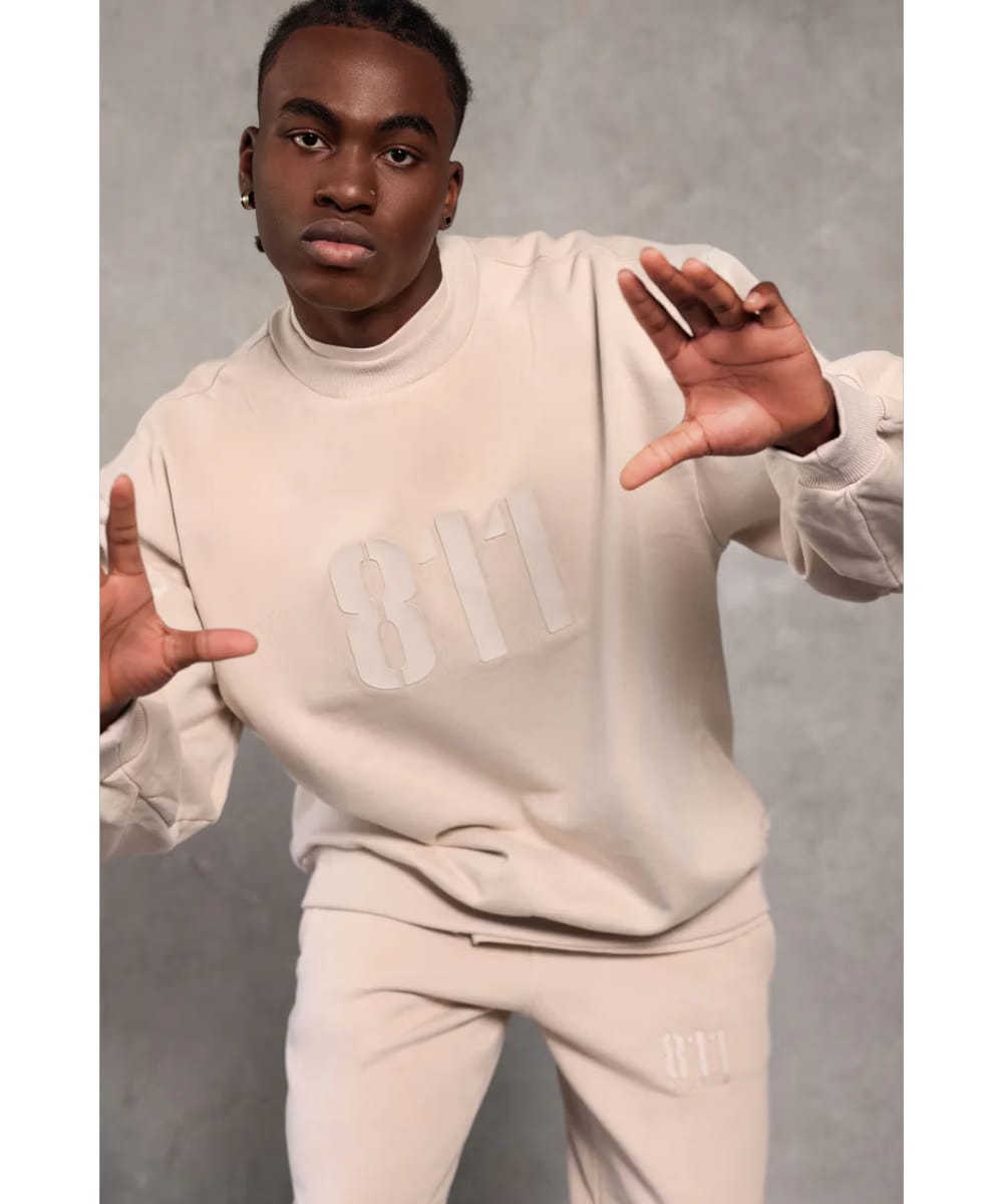 811 Originals Unisex Signature Logo Pants (Beige)
