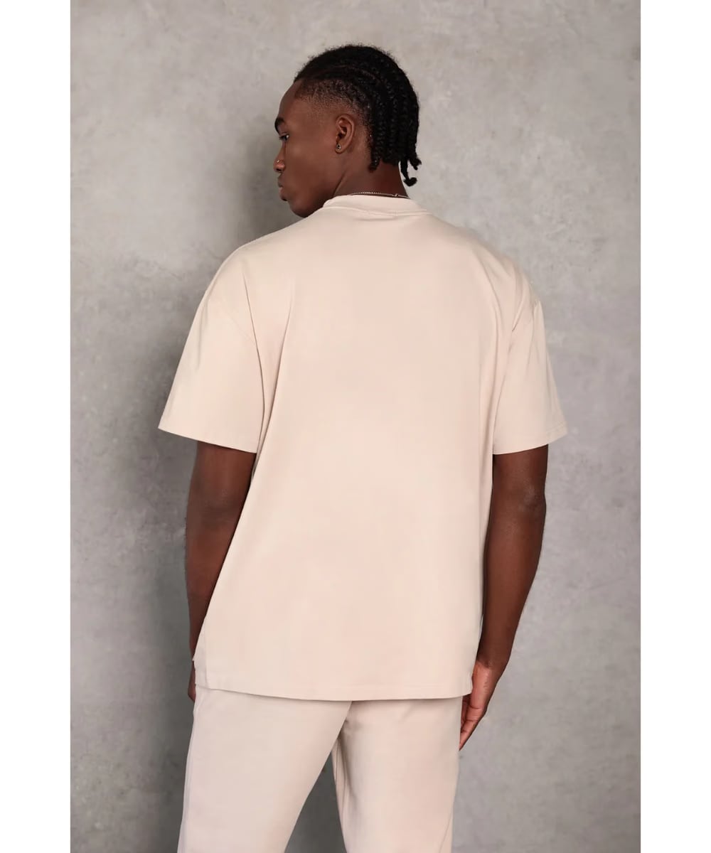 811 Originals Unisex Signature Small Logo Tee (Beige)