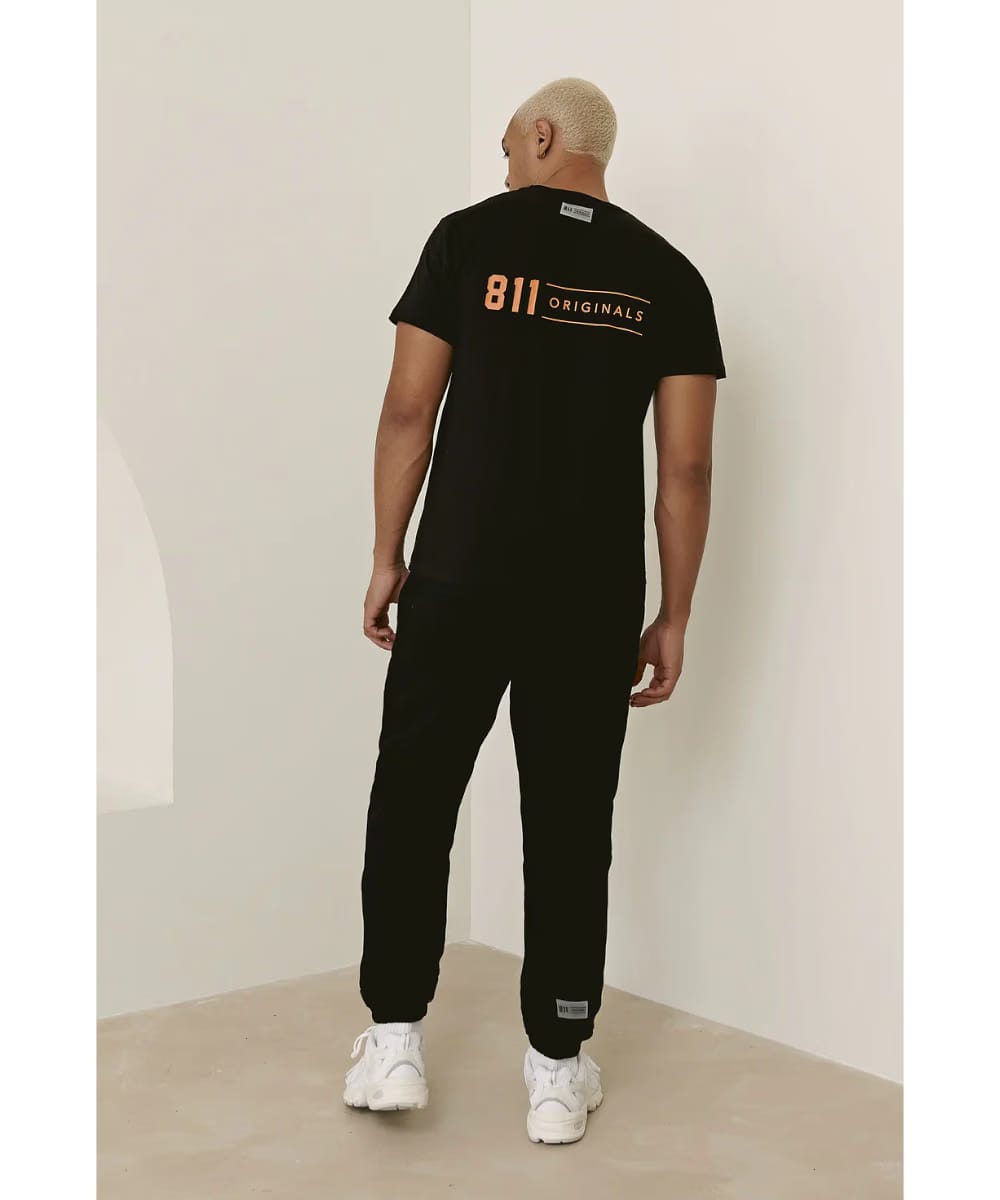 811 Originals Unisex Speed Sweatpants (Black/Orange)