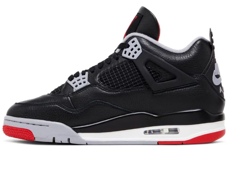 Air Jordan Men's Nike Air Jordan 4 Retro (Bred Reimagined)
