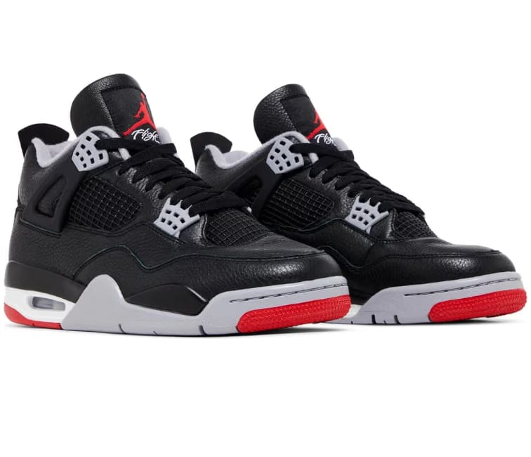 Air Jordan Men's Nike Air Jordan 4 Retro (Bred Reimagined)