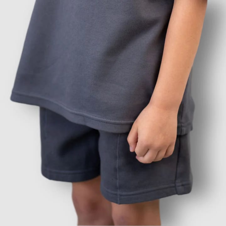 CO-ED Kids Track Shorts (Charcoal)