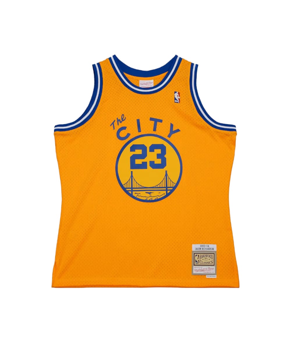 Mitchell & Ness Golden State Warriors Jason Richardson 2003 Jersey (Yellow)