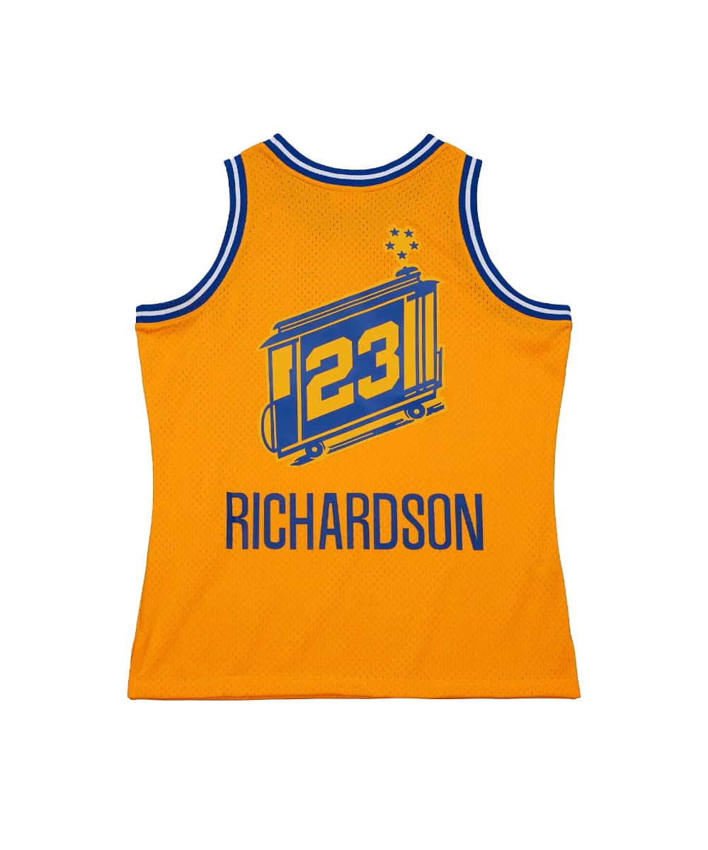 Mitchell & Ness Golden State Warriors Jason Richardson 2003 Jersey (Yellow)