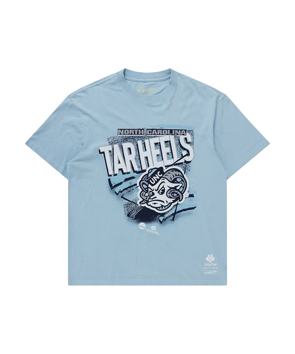 Mitchell & Ness University Of North Carolina Underscore Tee (Light Blue)