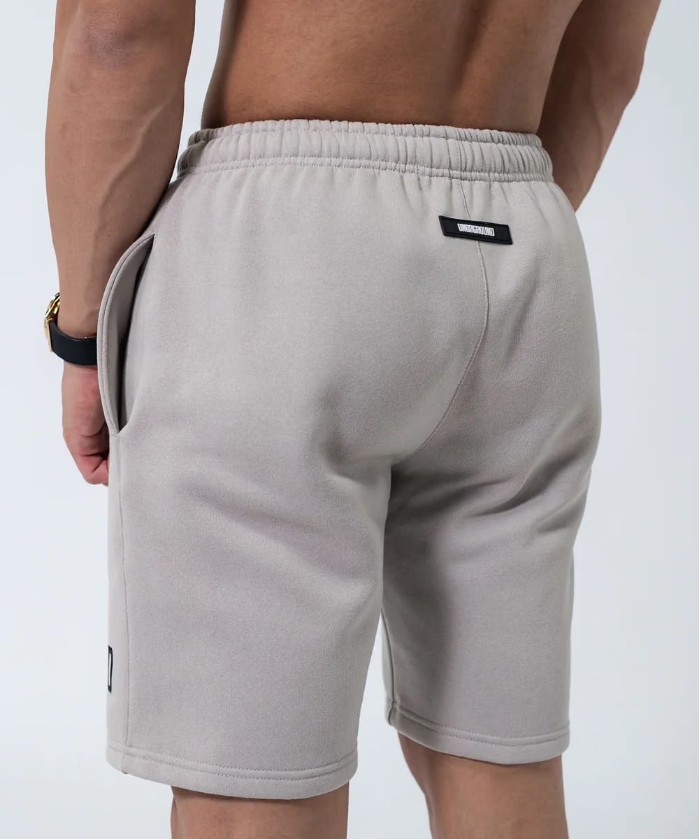 UNDRGROUND Double Print Cotton Shorts (Taupe)