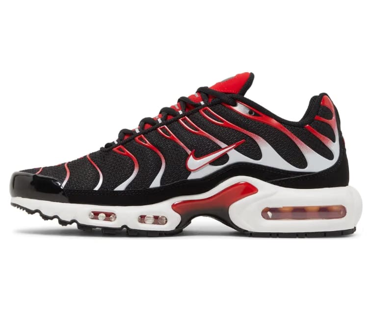 Nike Mens Nike Air Max Plus TN (Black/White/Red)