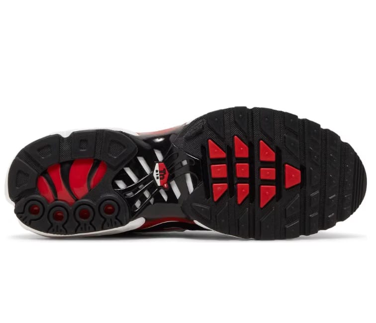 Nike Mens Nike Air Max Plus TN (Black/White/Red)
