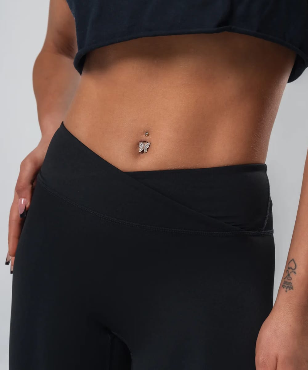 UNDRGROUND V Waist Leggings (Jet Black)