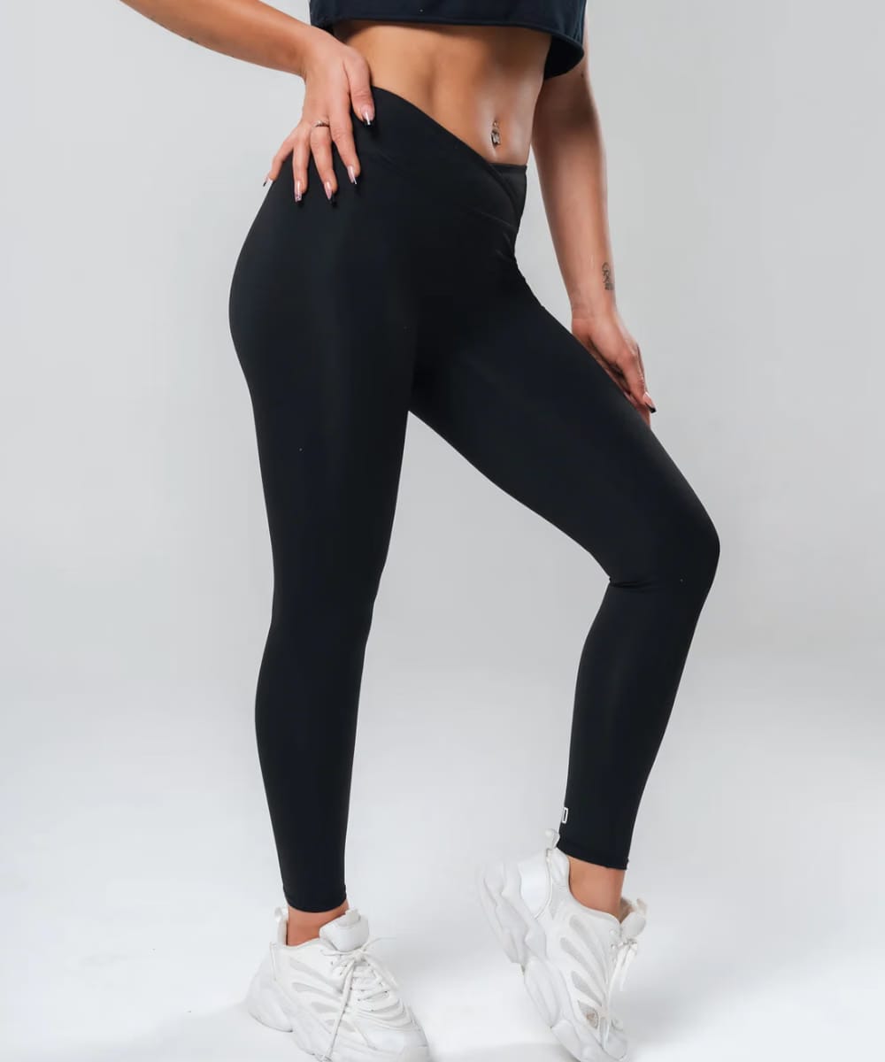 UNDRGROUND V Waist Leggings (Jet Black)