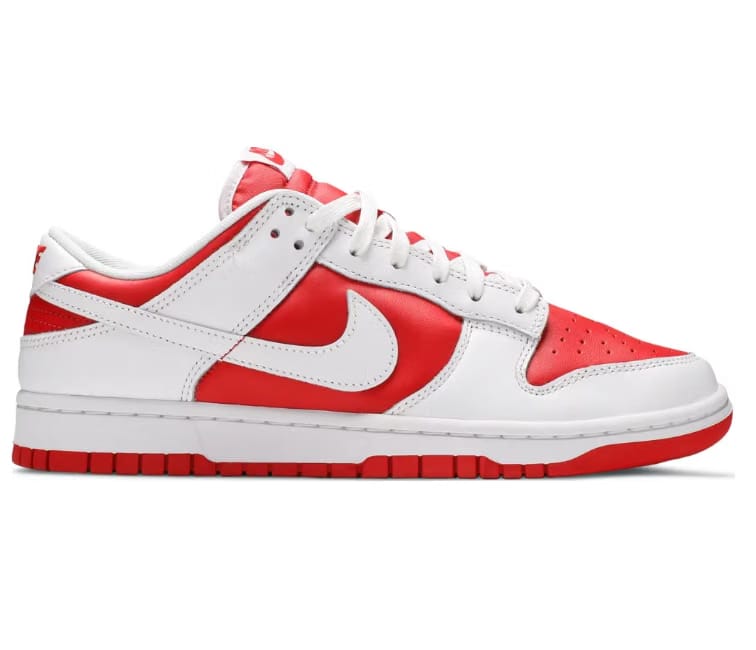 Nike Men's Nike Dunk Low Retro (Championship Red)