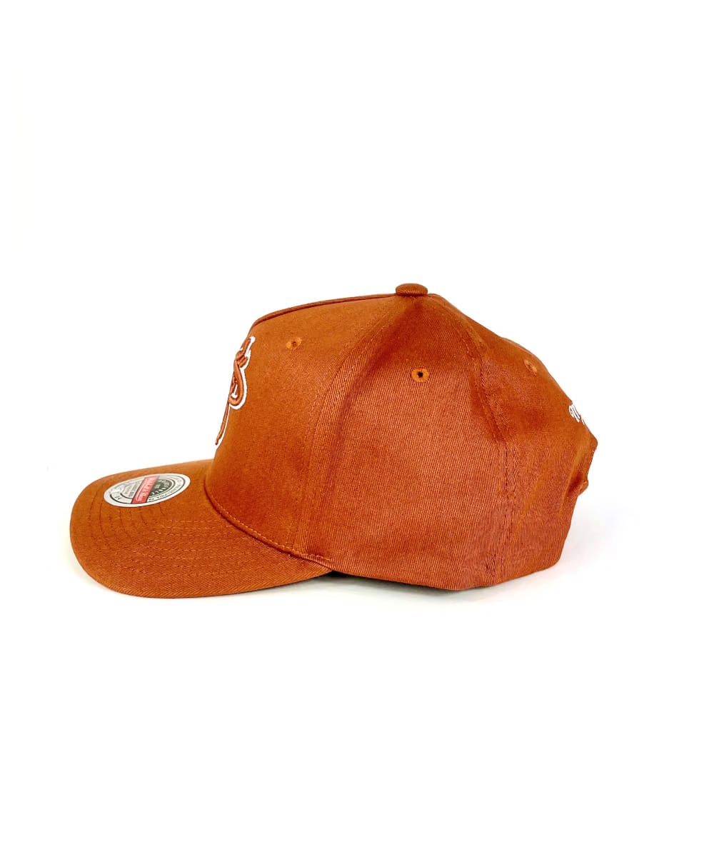 Mitchell & Ness Miami Heat Team Logo 'Baked Clay' Snapback by Mitchell & Ness