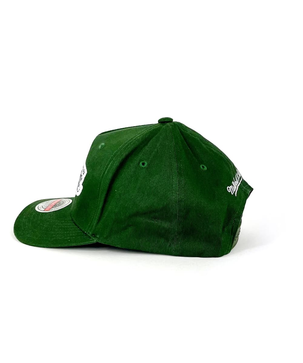 Mitchell & Ness LA Lakers Snapback Hat by Mitchell & Ness (Dark Green)