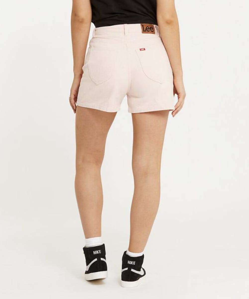 Lee High Relaxed Shorts (Rose Quartz)